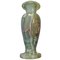 Mid-Century orientalische grüne Onyx Marmor Vase Skulptur 5