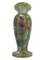 Mid-Century orientalische grüne Onyx Marmor Vase Skulptur 6