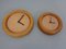 Wall Clocks in Solid Teak from Böckenhauer, Set of 2, 1970s 8
