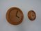 Wall Clocks in Solid Teak from Böckenhauer, Set of 2, 1970s, Image 1