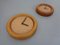 Wall Clocks in Solid Teak from Böckenhauer, Set of 2, 1970s, Image 9