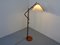 Vintage Adjustable Floor Lamp in Teak from Domus, 1960s 4