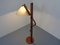 Verstellbare Vintage Stehlampe aus Teak von Domus, 1960er 6