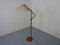 Lampada da terra vintage regolabile in teak di Domus, anni '60, Immagine 1