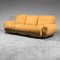 Gelbes Vintage 3-Sitzer Sofa, 1970er 1