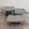 Chromed Mirrored Coffee Tables from Cidue, Set of 3 1