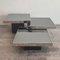 Chromed Mirrored Coffee Tables from Cidue, Set of 3, Image 1