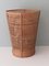 Mid-Century Umbrella Stand in Wood, Pottery & Wicker 2