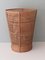 Mid-Century Umbrella Stand in Wood, Pottery & Wicker, Image 2