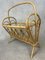 Midcentury Rattan Magazine Rack, 1960s 9