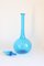 Blue Empoli Glass Genie Bottle, Tuscany, 1960s 2