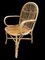 Mid-Century Rattan Armchairs, 1950s, Set of 4, Image 4