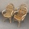 Mid-Century Rattan Armchairs, 1950s, Set of 4, Image 13