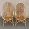 Fauteuils Mid-Century en Rotin, 1950s, Set de 2 2