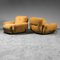 Vintage Yellow Armchairs, 1970s, Set of 2 1
