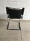 Mid-Century Italian Modern Black Leather Model 920 Cantilever Chairs by Carlo Bartoli, 1970s, Set of 4, Image 6