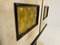 Italian Art Deco Parchment, Black Lacquer & Gold Murano Glass Bar Cabinet, 1940s 9