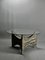 Brutalist Coffee Table in Glass & Metal, Image 1