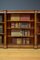 Viktorianisches offenes Bücherregal aus Nussholz 12