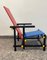 Red & Blue Lounge Chair by Gerrit Thomas Rietveld for Cassina 4