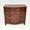 Antique Georgian Bow Front Chest of Drawers, Image 1