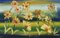 Flores, Años 90, Italia, Oleo sobre lienzo, Enmarcado, Imagen 1