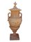 Neoklassizistische Urnen oder Vasen aus Terrakotta, 2er Set 7