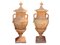 Neoclassical Style Urns or Vases in Terracotta, Set of 2 1