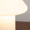 Lampe de Bureau Champignon Vintage en Verre de Murano Blanc Satiné, Italie 10