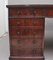 Large 20th Century Mahogany Partners Desk, Set of 3, Image 5