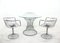 Vintage Dining Chairs and Table by Gastone Rinaldi, Set of 4 4