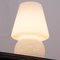 Lampe de Bureau Champignon Vintage en Verre de Murano avec Spirale Blanche, Italie 6
