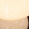 Lampada da tavolo vintage in vetro di Murano con filigrana bianca, Italia, Immagine 12