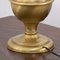 Vintage Brass Table Lamp With Double Lampshade 6
