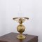 Vintage Brass Table Lamp With Double Lampshade 8