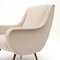 Fauteuil Mid-Century en Velours avec Pieds Coniques, 1950s 12