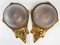 Art Deco Theater Wall Lights in Golden Wood & Baccarat Crystal, Set of 2 1