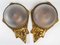 Art Deco Theater Wall Lights in Golden Wood & Baccarat Crystal, Set of 2, Image 1