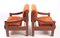 Vintage Orange Armchairs, Czechoslovakia, 1980s, Set of 2, Image 3