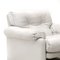 Coronado Armchairs in White Leather by Afra & Tobia Scarpa for B&B Italia, 1960s, Set of 2, Image 12