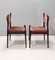 Salmon Pink Velvet Side Chairs Attributed to Silvio Coppola, Italy, Set of 2, Image 7