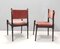 Chaises d'Appoint en Velours Rose Saumon, Italie, Set de 2 5