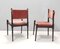 Salmon Pink Velvet Side Chairs Attributed to Silvio Coppola, Italy, Set of 2 5