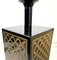 Vintage Table Lamp with Black and Gold Cube Base 13
