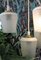 Hanging Window Lamp With Waffled Glass & Brass Knob 8