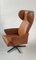 Vintage Swivel Wing Armchair by Dřevotvar Pardubice, Czechoslovakia, 1970s 6