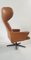 Vintage Swivel Wing Armchair by Dřevotvar Pardubice, Czechoslovakia, 1970s 2