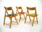 Chaises d'Appoint Pliantes Vintage, 1980s, Set de 3 5