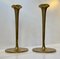 Mid-Century Scandinavian Candlesticks in Brass, 1960s, Set of 2 4