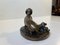 Antique Victorian Bronze Dachshund with Puppies 6